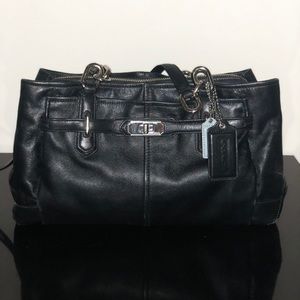 Coach Black Leather Handbag